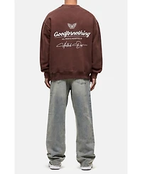 Good For Nothing Men's Washed Rust Cult Sweathsirt
