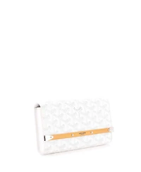 Pre-Owned Goyard Mini Monte Carlo Clutch Coated Canvas