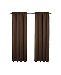 Rt Designers Collection 100% Polyester Twilight Blackout Rod Pocket Curtain Panel 54" x 90