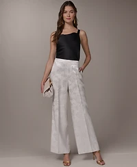 Donna Karan New York Women's Novelty Wide Leg Pants