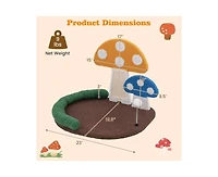 Aostirmotor Cat Scratching Tree, Indoor Activity Tower with Perch for Climbing & Exercis