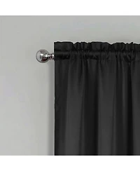Rt Designers Collection 100% Polyester Twilight Blackout Rod Pocket Curtain Panel 54" x 84"