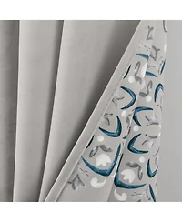 Rt Designers Collection 100% Polyester 190 Gsm Tilley Revisible Blackout Grommet Curtain Panel 54" x 84"