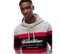 Tommy Hilfiger Men's Color-Block Stripe Logo Hoodie