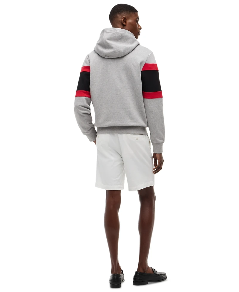 Tommy Hilfiger Men's Color-Block Stripe Logo Hoodie