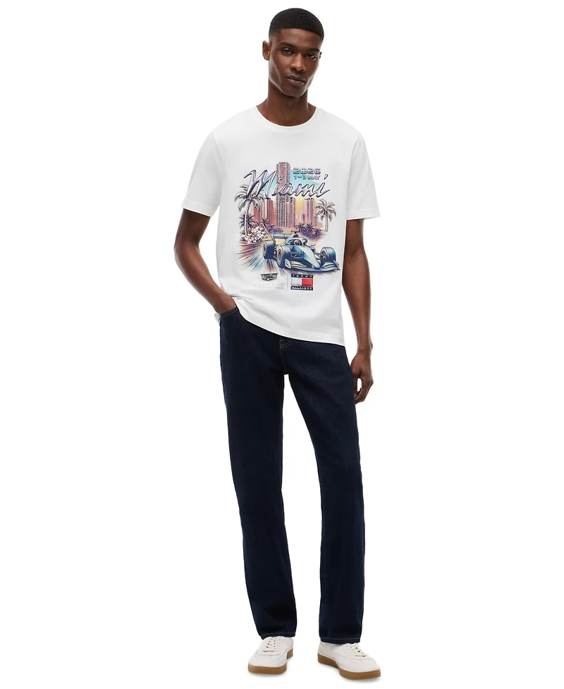 Tommy Hilfiger Men's Miami Racing Graphic T-Shirt