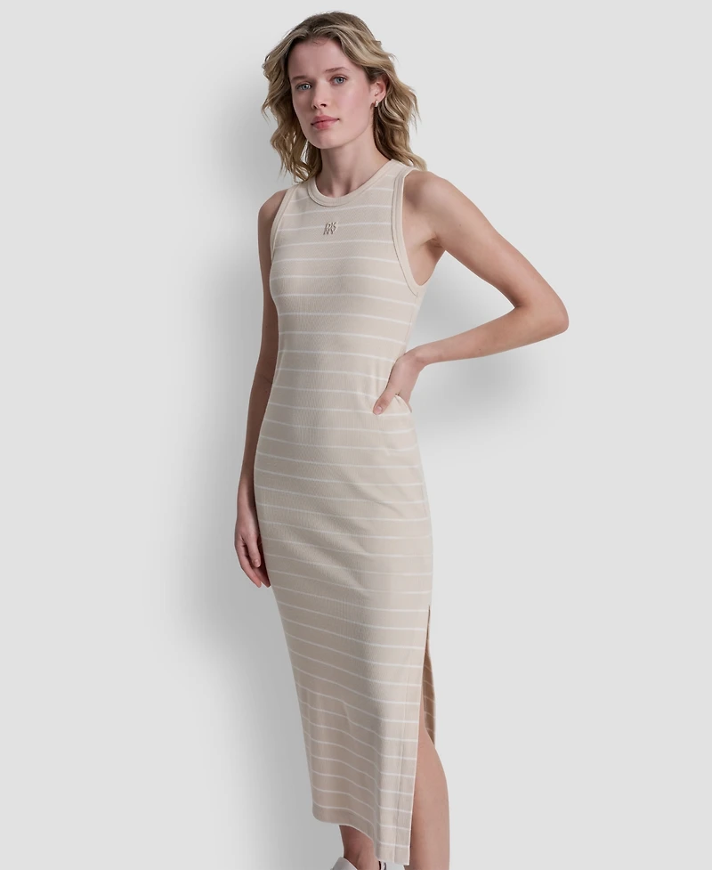 Dkny Jeans Women's Side-Slit Tank Midi Dress