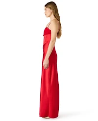 Steve Madden Juniors' Sleeveless Sweetheart Neck Bustier Gown