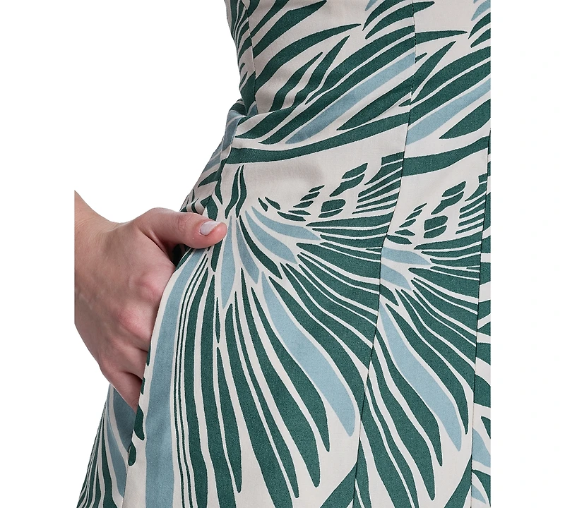 Vince Camuto Women's Square Neck Midi Dress