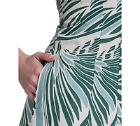 Vince Camuto Women's Square Neck Midi Dress