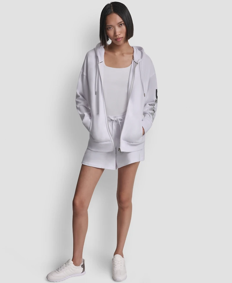 Dkny Sport Women's Regular-Fit Full Zip Hoodie