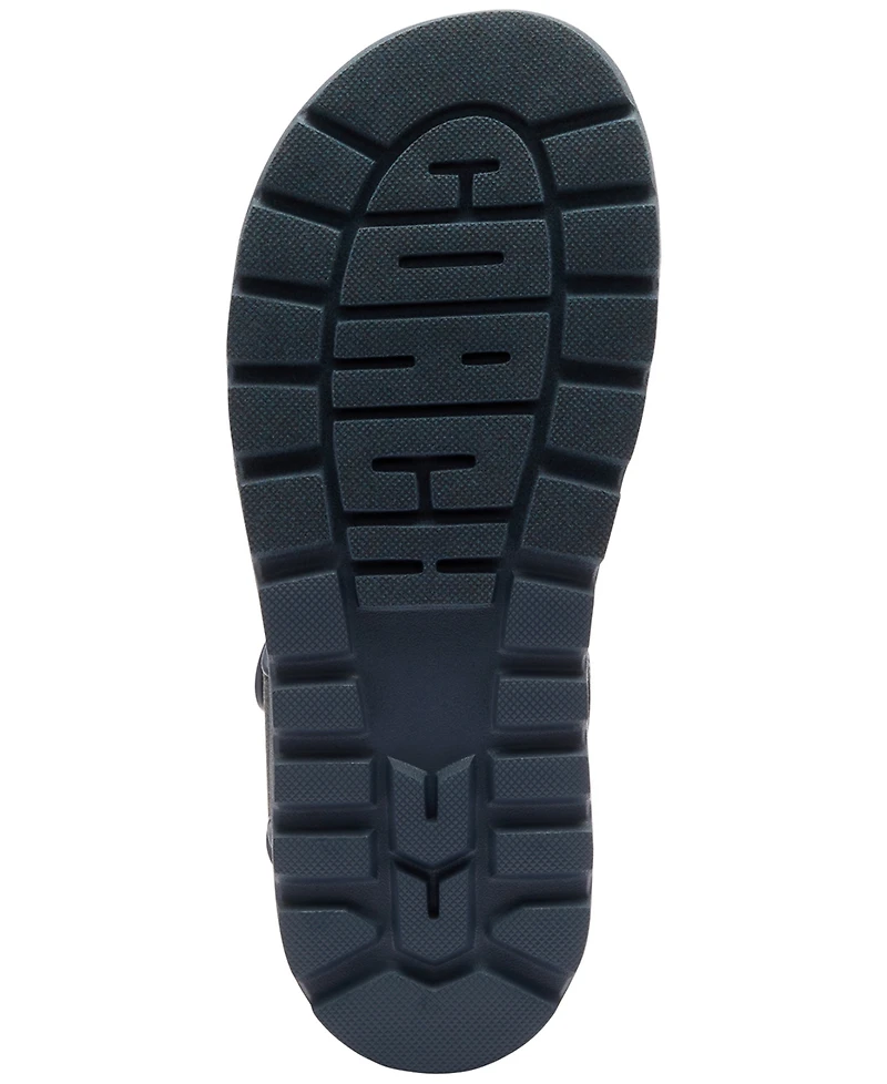 Coach Women's Brynn Round Toe Flat Sandals