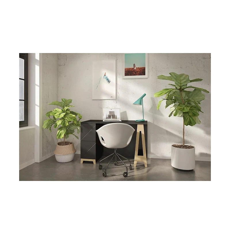 Nexera 2-Drawer Home Office Desk.