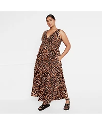 City Chic Women's Amara Print Maxi Dress