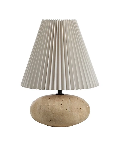 Ren Wil Noto 14" Travertine Table Lamp
