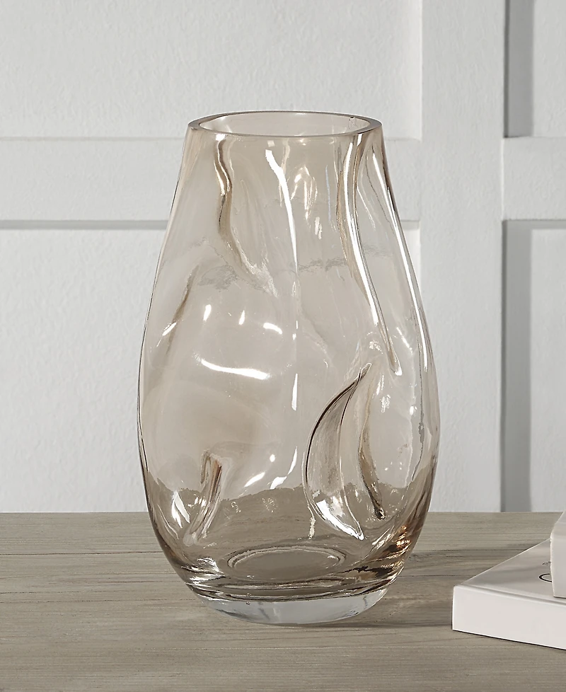 Ren Wil Tawny 10.4" Glass Vase