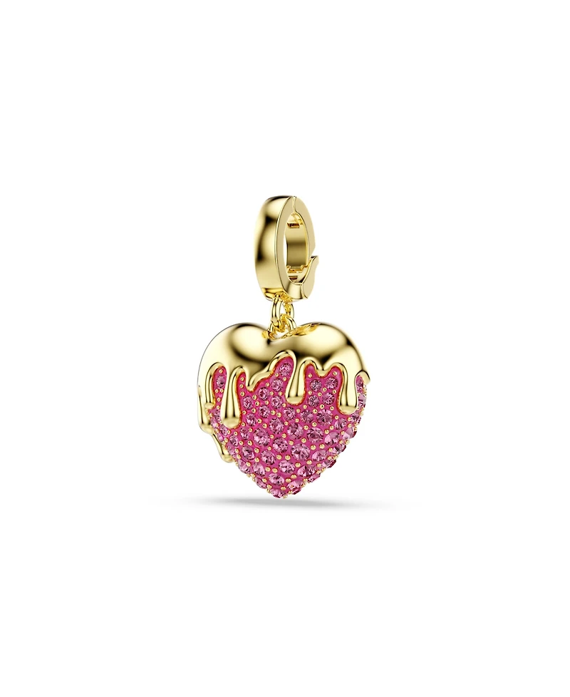 Swarovski Gold-Tone Plated Heart Idyllia Charms