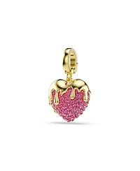 Swarovski Gold-Tone Plated Heart Idyllia Charms