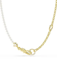 Swarovski Gold-Tone Plated Mother of Pearl Idyllia Necklaces