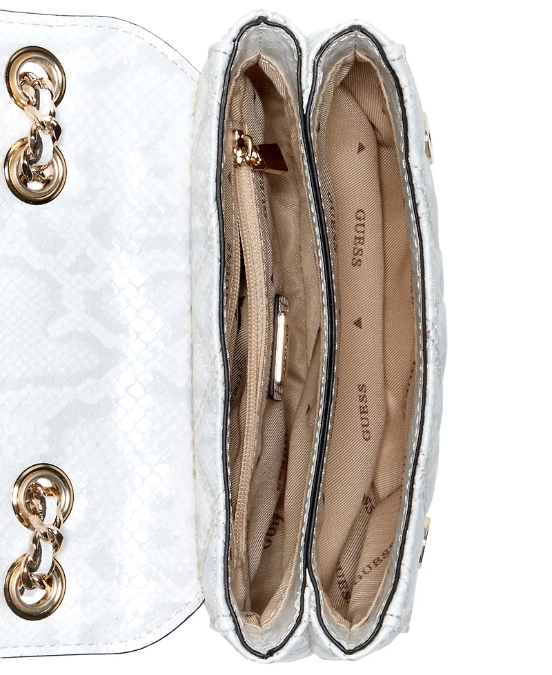 Guess Giully Ii Mini Magnetic Snap Convertible Flap Bag