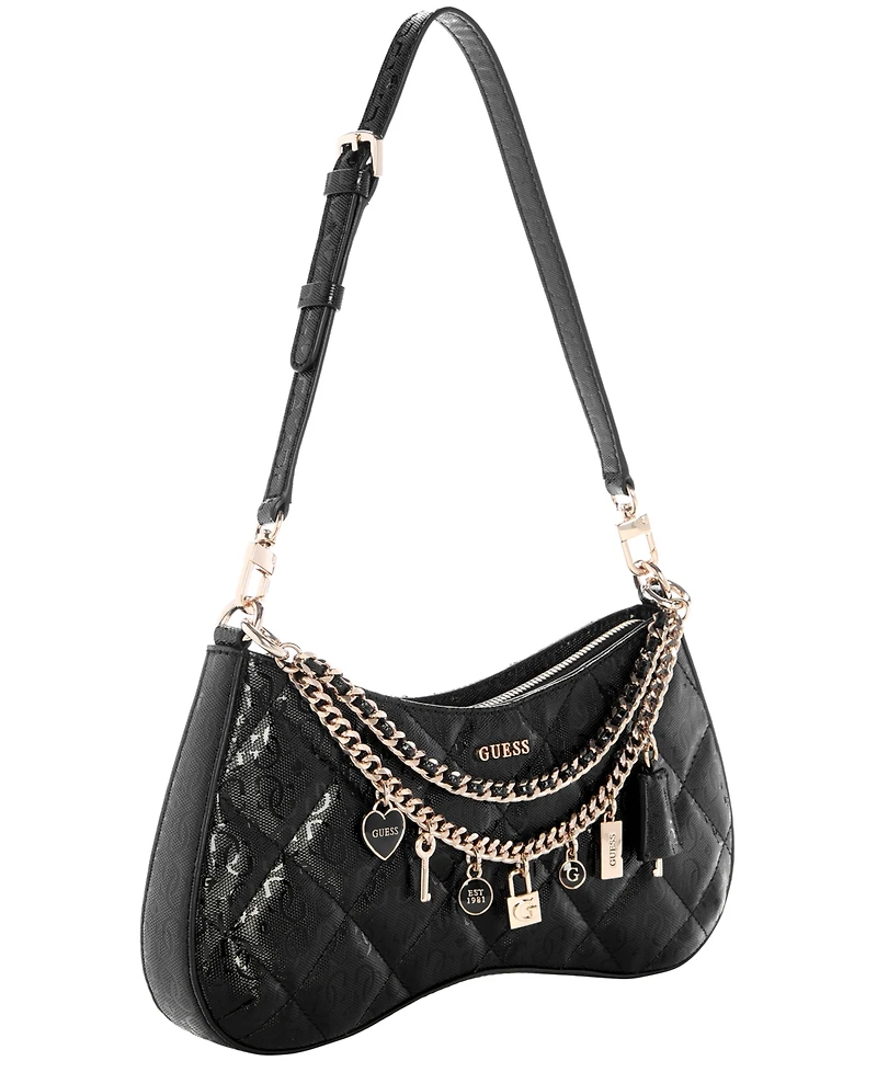 Guess Libby Small Top Zip Shoulder Bag