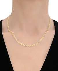 Macy's Link Harlequin Necklace in 10k Yellow Gold