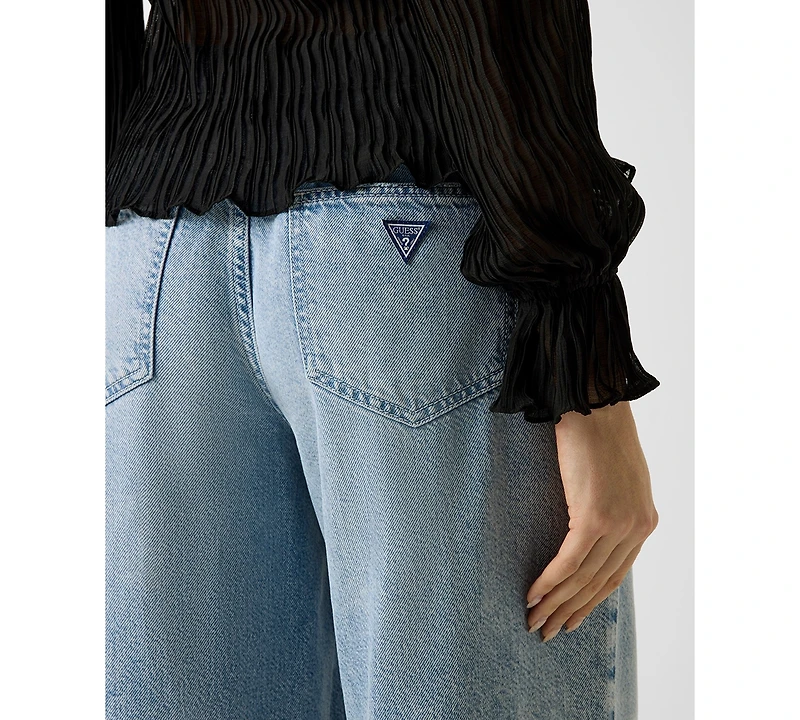 Guess Women's Wide-Leg Loose Jeans