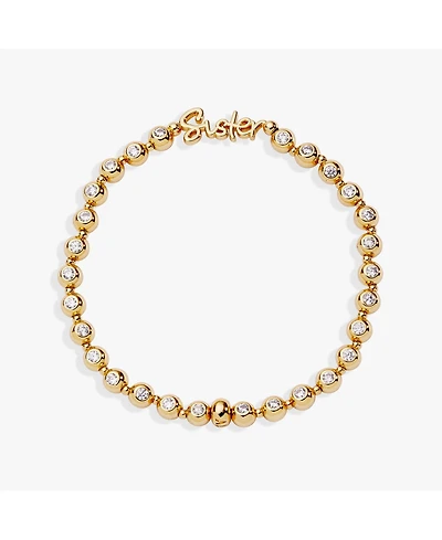 Alex and Ani Sister Elongated Crystal Stretch Bracelet