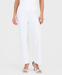 Anne Klein Essentials Petite High Rise Pull-On Pants