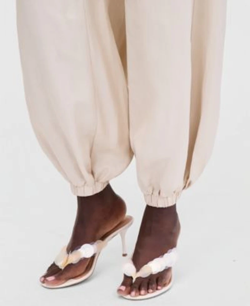 I.N.C. International Concepts Womens Linen Blend Jacket Bubble Pants Macys Exclusive