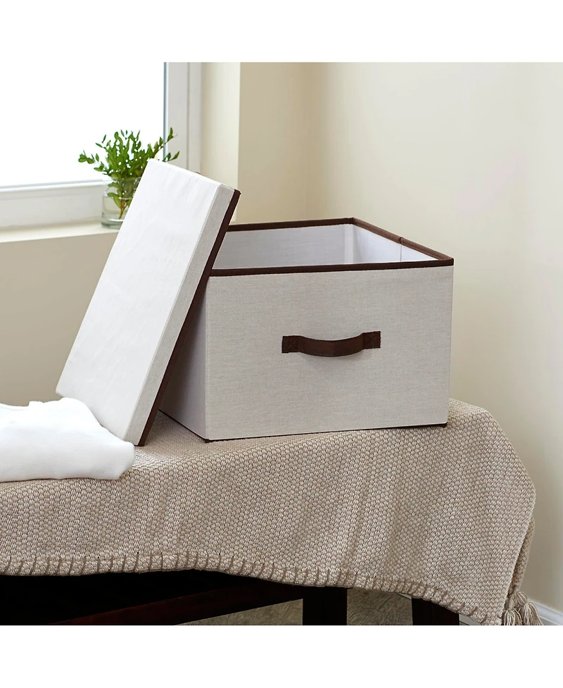 Household Essentials Square Kd Storage Box With Lid