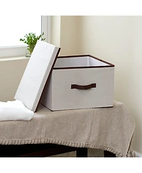 Household Essentials Square Kd Storage Box With Lid