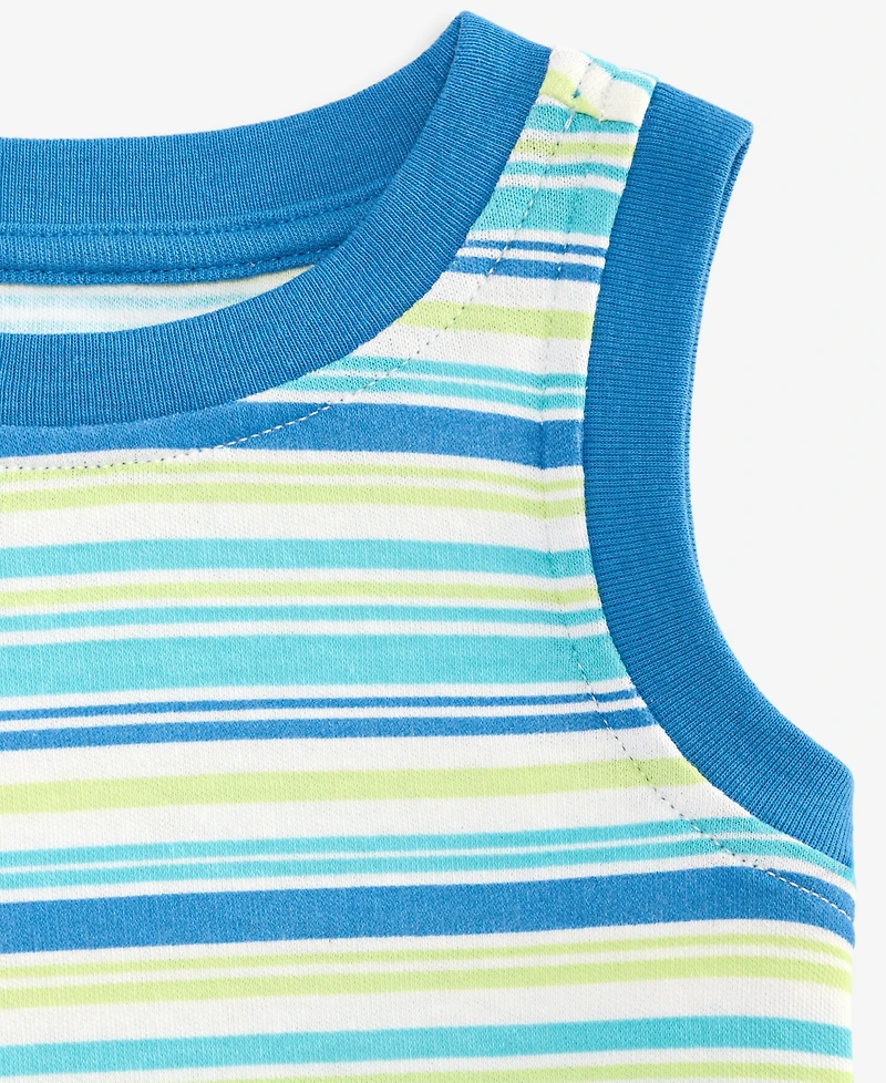 First Impressions Baby Boys' 3M-24M Mix & Match Multi-Stripe Tank Top, Macy's Exclusive