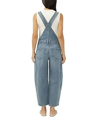 Silver Jeans Co. Women's Denim Barrel-Leg Overalls