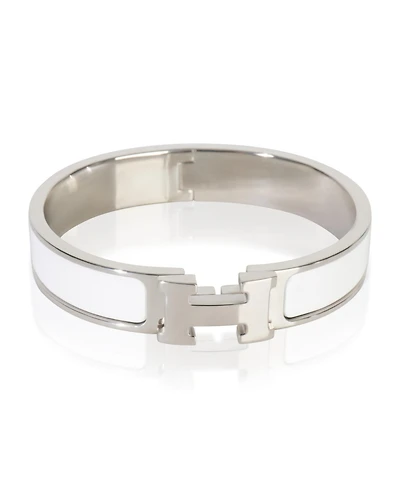Hermes Clic H In Blanc Bracelet
