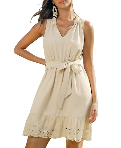 Cupshe Women's Sweet as Apple Pie Mini Beach Dress