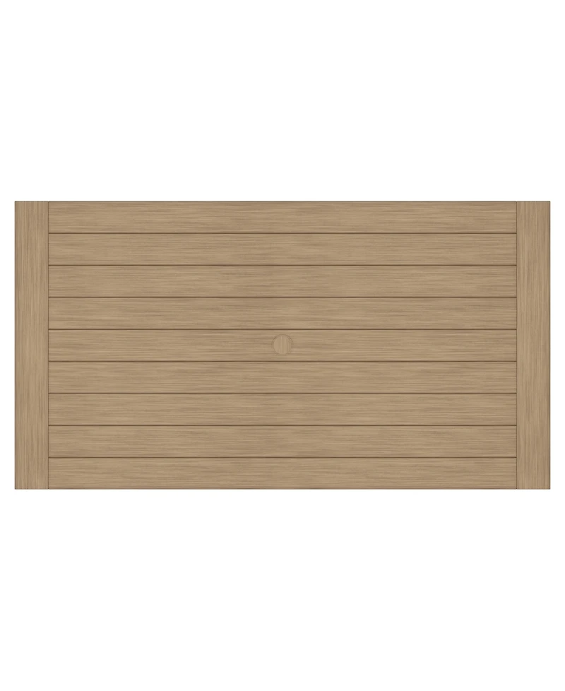 Mansfield 78" Aluminum Outdoor Dining Table, Created for Macy's