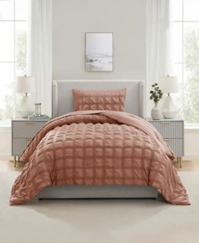 Nestl Luxury Soft Seersucker Design 7 Pc. Comforter Sets