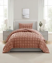 Nestl Luxury Soft Seersucker Design 7 Pc. Comforter Sets