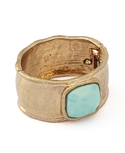 Robert Lee Morris Soho Turquoise Stone Bangle Bracelet