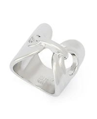 Robert Lee Morris Soho Rhodium Mariner Link Band Ring