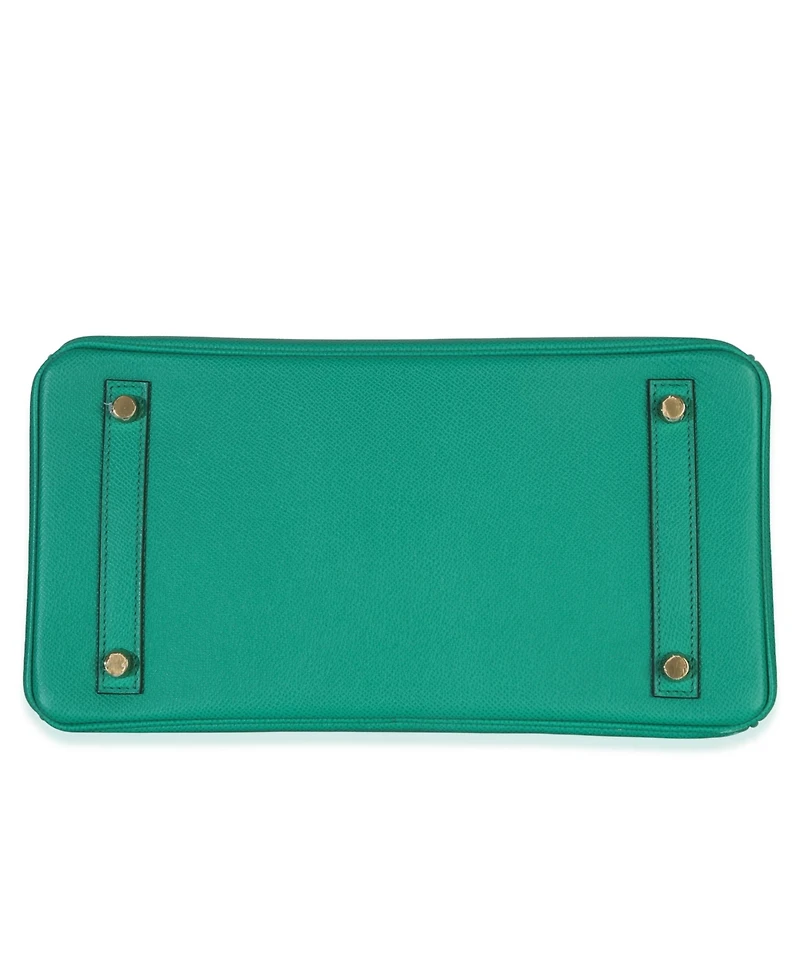 Pre-Owned Hermes Vert Jade Epsom Birkin 30 Ghw