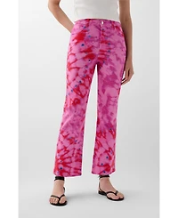 Scalpers Women's Summer Print Denim Pant