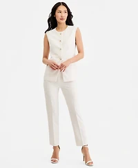 Anne Klein Women's Four-Button Tailored Vest