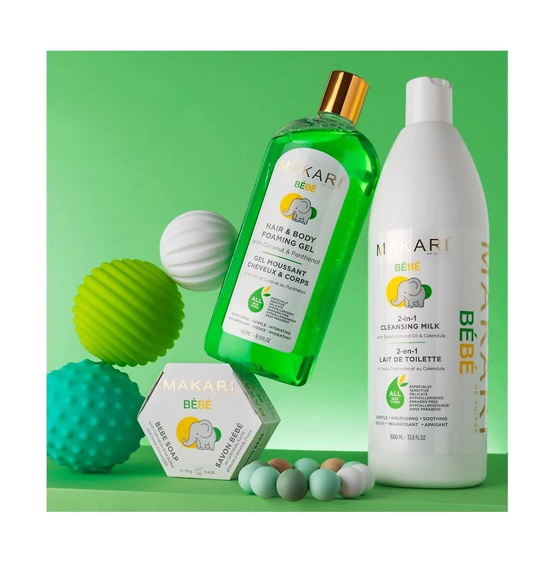 Makari Baby Hair & Body Foaming Gel