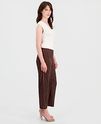 Anne Klein Petite Cropped Wide-Leg Pants