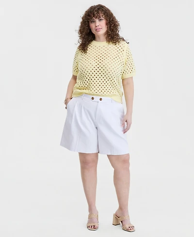 On 34th Trendy Plus Bermuda Shorts, Macy's Exclusive