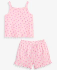 First Impressions Baby Girls 3m 24m Mix Match Outline Shell Print Tank Top Shorts Macys Exclusive