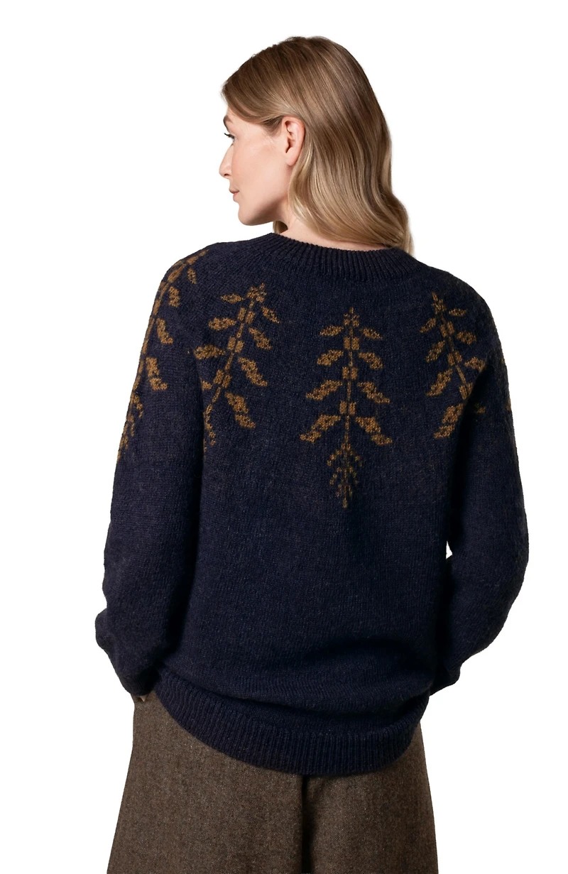 Celtic & Co. Women's Botanical Fair Isle Sweater