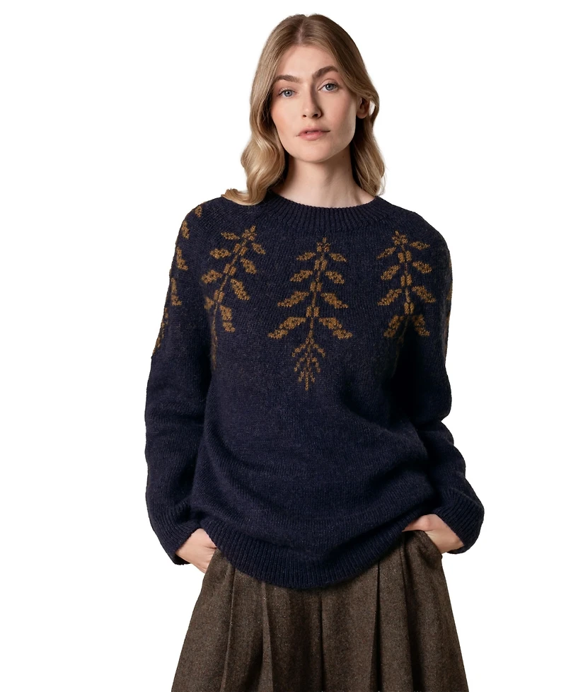 Celtic & Co. Women's Botanical Fair Isle Sweater